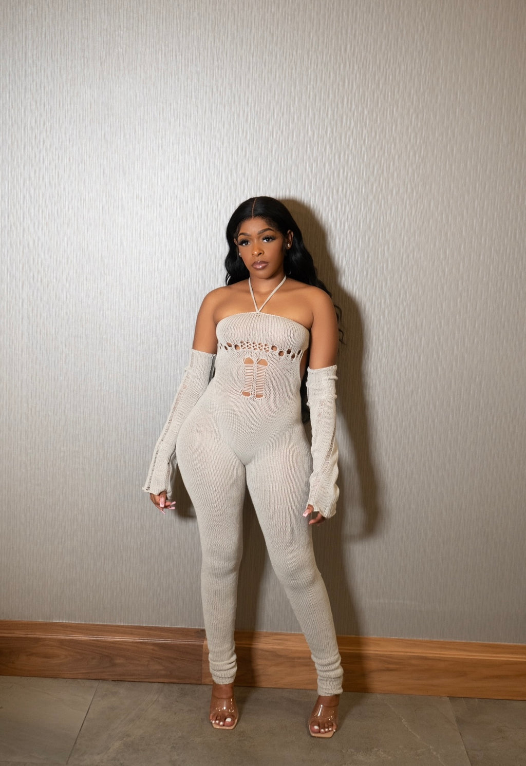 Strait Knit Jumpsuit