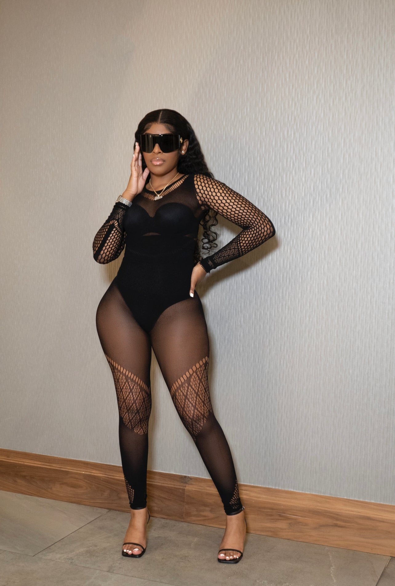 Cobra | Fishnet Jumpsuit