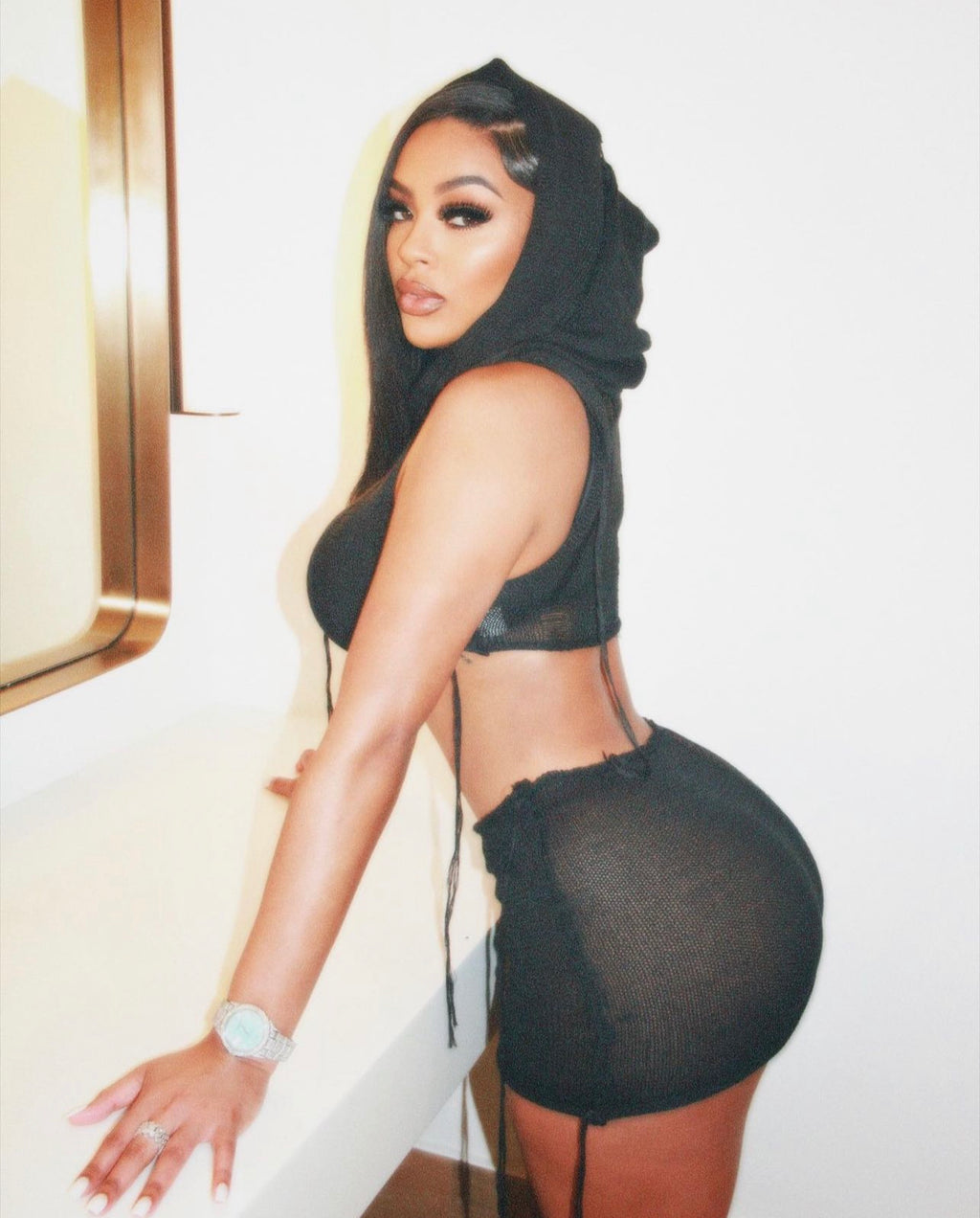 Aziz Knit Set- black