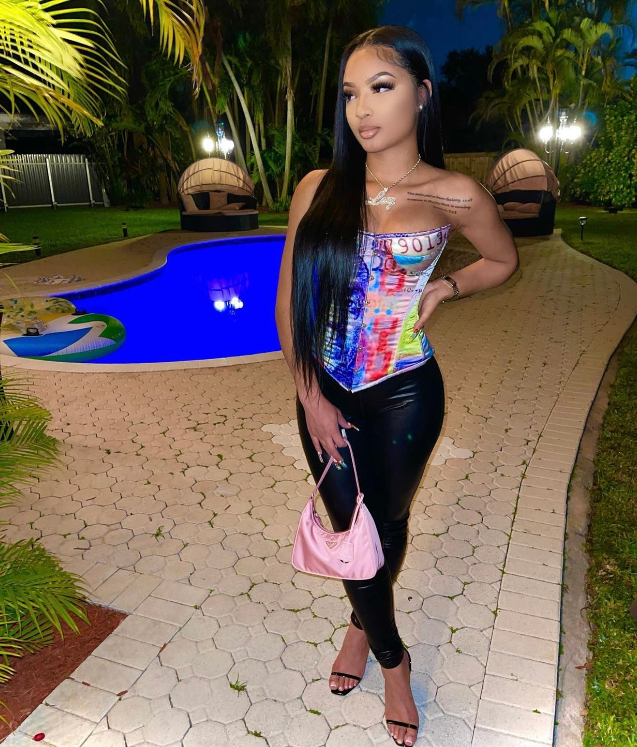 Colorful Money Corset