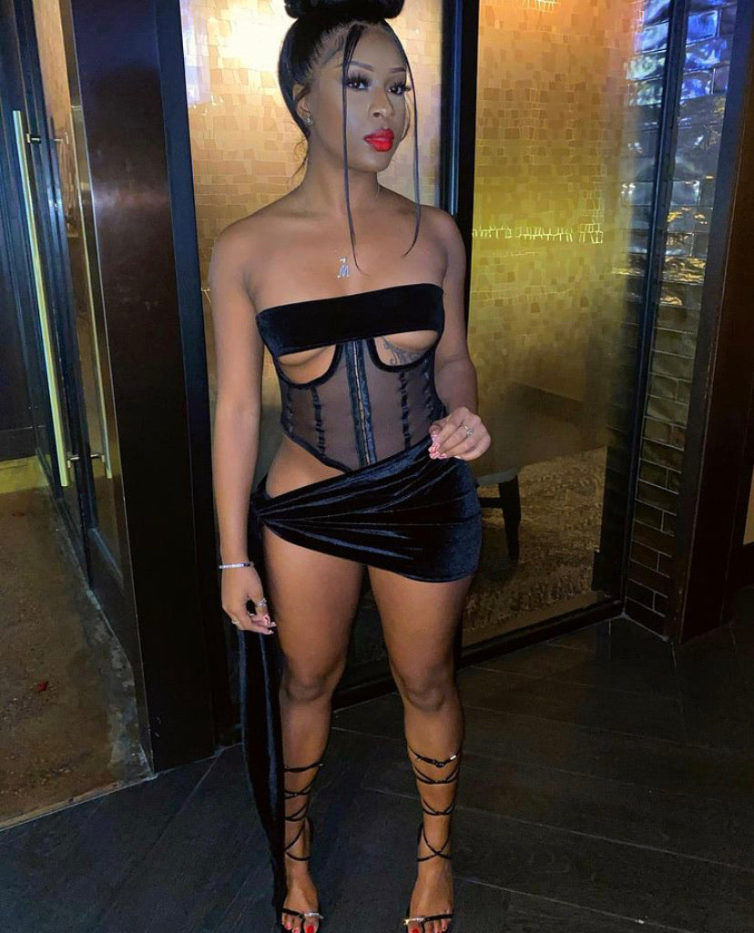 Seductive 2 Piece Dress