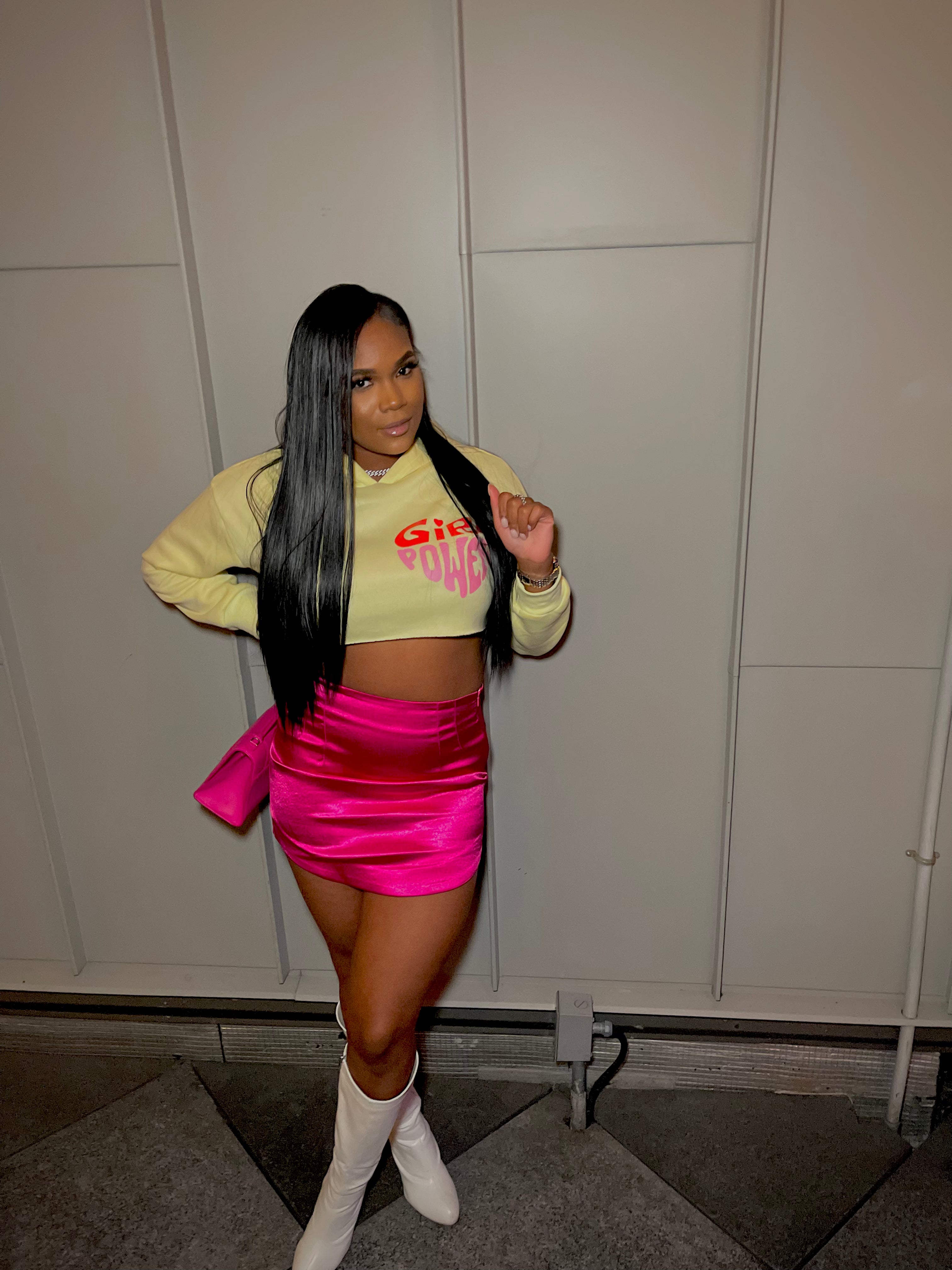 Girl Pwr Top- Yellow